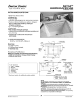 American Standard Rattan 0615.000 User's Manual