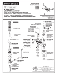 American Standard MONTERREY 5502 User's Manual