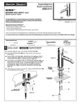 American Standard MONOBLOCK BIDET 2064.011 User's Manual