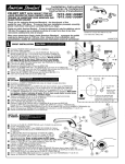 American Standard M968757D User's Manual