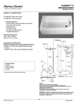 American Standard Huron 4' Recess Bath 0131.012 User's Manual