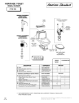 American Standard Heritage 2176.124 User's Manual