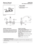 American Standard Hamilton 4048 User's Manual