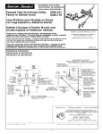 American Standard Exposed Yoke Wall-Mount Utility Faucet 8345.119 User's Manual