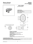 American Standard Dazzle Soap Dish 6028.150 User's Manual