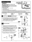 American Standard Dazzle 6028.240 User's Manual