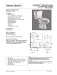 American Standard Compact 3027.012 User's Manual