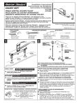 American Standard Colony Soft Single Control Kitchen Faucet 4175.5 User's Manual