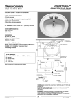 American Standard J58 User's Manual