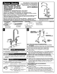 American Standard Colony/Colony Soft Bar/Pantry Faucets 2475 Series User's Manual