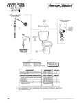 American Standard Colony Afton Round Front Toilet 2329.016 User's Manual