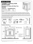 American Standard Bordeaux Vanity and Mirror 9532.200 User's Manual