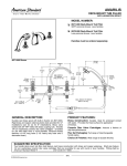 American Standard Amarilis Deck-Mounted Tub Filler 8971.000 User's Manual