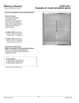 American Standard Acrylux Framed By-Pass Shower User's Manual