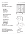 American Standard 6030Y1KB.202 User's Manual