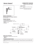 American Standard 7274.511 User's Manual