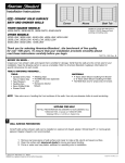 American Standard 6042.BWTS User's Manual