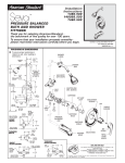 American Standard 1480SS.500 User's Manual