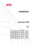 American Power Conversion Symmetra MW User's Manual