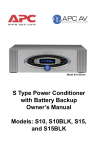 American Power Conversion S15BLK User's Manual