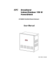 American Power Conversion CP150E48 User's Manual