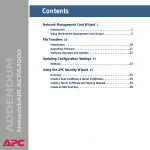 American Power Conversion AIRACPA4000 User's Manual