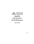 American Megatrends MAN-758 User's Manual