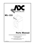 American Dryer Corp. ML-122 User's Manual