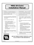 American Dryer Corp. MDG-30 User's Manual