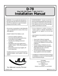 American Dryer Corp. D-78 User's Manual
