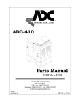 American Dryer Corp. ADG-410 User's Manual
