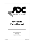 American Dryer Corp. AD-75THS User's Manual