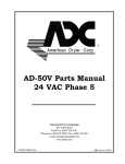 American Dryer Corp. AD-50V User's Manual