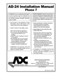 American Dryer Corp. AD-24 User's Manual