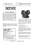 American DJ MINE User's Manual