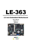 AMD LE-363 User's Manual