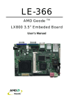 AMD GEODE LE-366 User's Manual