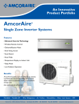 Amcor Single Zone Inverter Systems User's Manual