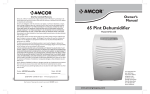 Amcor AHD-65E User's Manual