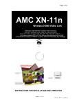 AMC XN-11n User's Manual