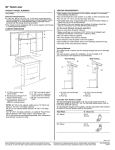 Amana UXL5430BSS Dimension Guide