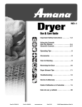 Amana ND-1 User's Manual