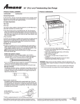 Amana AGR5630BDS Dimension Guide