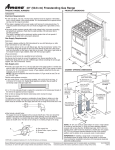 Amana AGG222VDW Dimension Guide