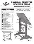 Alvin Pavillon Pedestal User's Manual