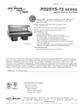 Alto-Shaam PD2SYS-72 User's Manual