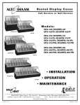 Alto-Shaam EC2-96 User's Manual