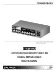 Altinex TR6102HD User's Manual