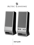 Altec Lansing VS2320 User's Manual