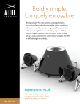 Altec Lansing FX3021 User's Manual